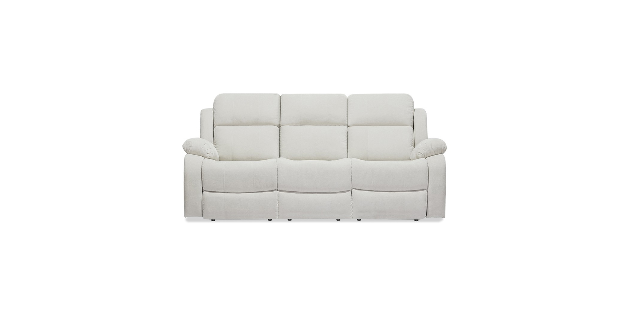 Sabella navy leather reclining sofa sale