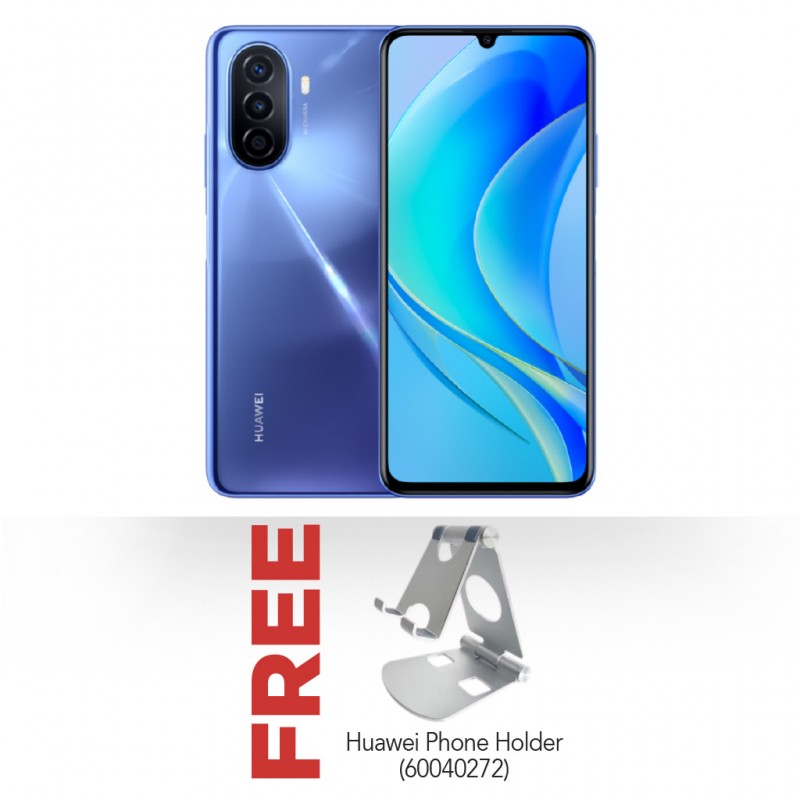 Huawei Nova Y70 Crystal Blue & Free Huawei Phone Holder