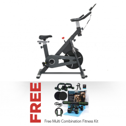 JDM Sports MSP0203S Magnetic Spin Bike & Free Multi Combination Fitness Kit