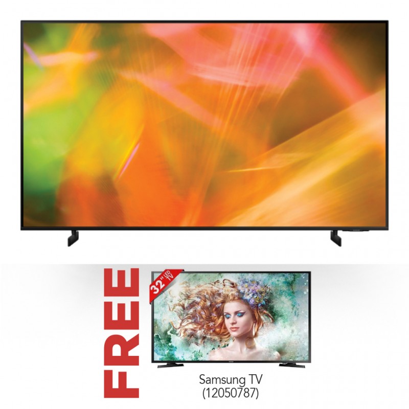 Samsung UA55AU8000UXKE 55'' Led TV & Free Samsung UA32T5300AUXKE 32'' HD Ready Smart TV