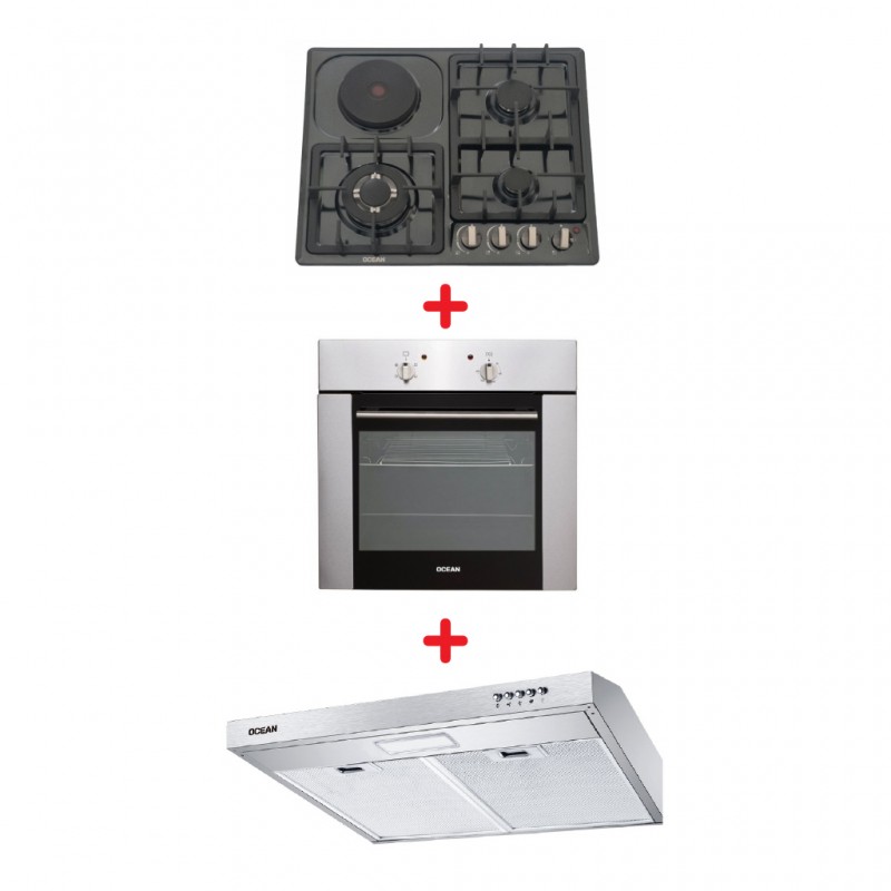 Ocean OC GH 6211 N PRO Built-in Hob + Ocean OC EO 65 I A Built-in Oven