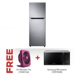 Samsung RT29K5000S9/EF Refrigerator & Free Air Monster Fan + Samsung Microwave