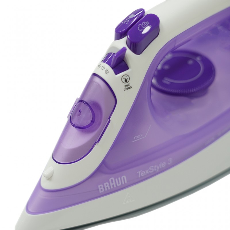 Braun 12730010 SI3042VI TexStyle 3 Violet Steam Iron