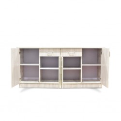 Flavi Sideboard 4 Doors MDF Grey