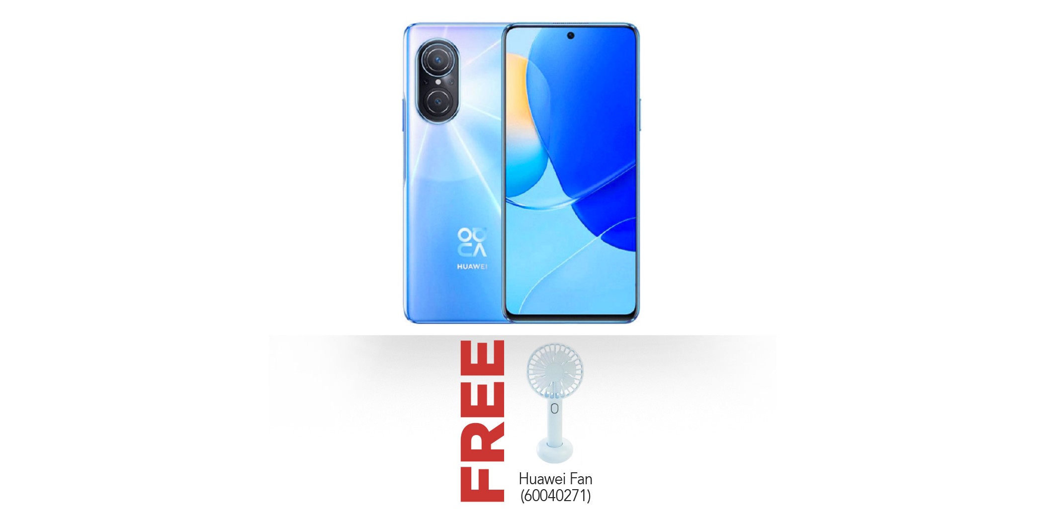 Huawei Nova 9SE Blue & Free Huawei Fan