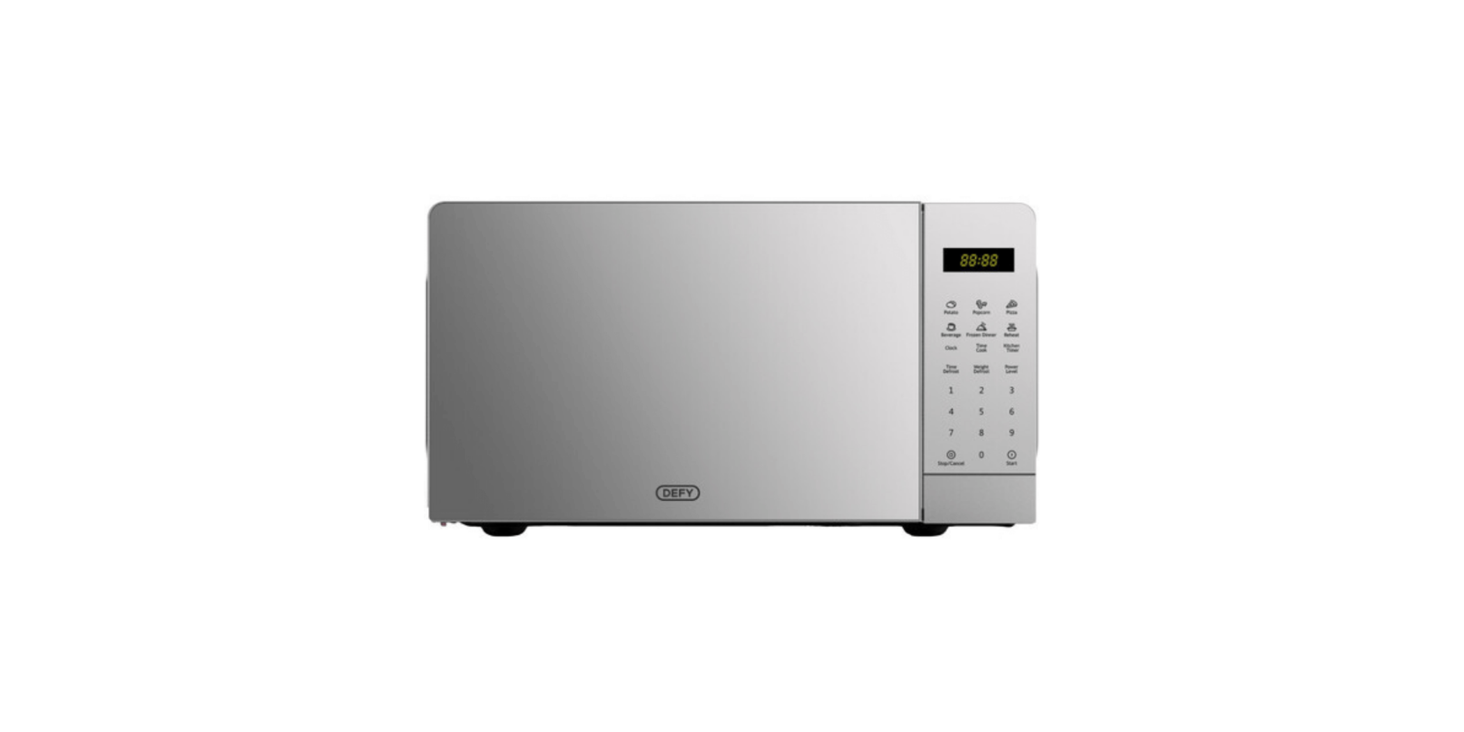 defy dmo383 20l silver electronic microwave oven