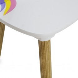 Unicorn Lily table and 2 chairs