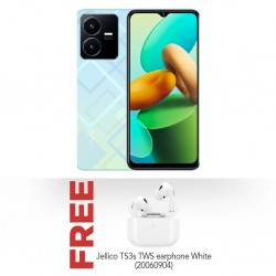 Vivo Y22 Metaverse Green & Free Jellico TS3s TWS earphone White