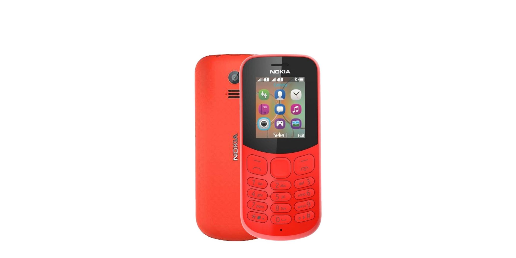 Nokia 130 Ds Ta 1017 Afr1 Red