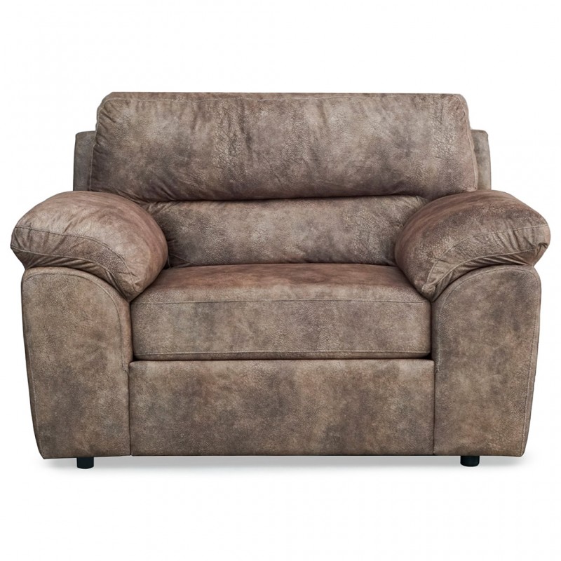 Maurizio 1 Seater Brown Col Fabric