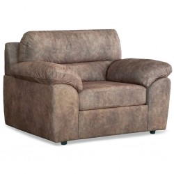 Maurizio 1 Seater Brown Col Fabric