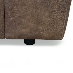 Maurizio 3 Seater Brown Col Fabric