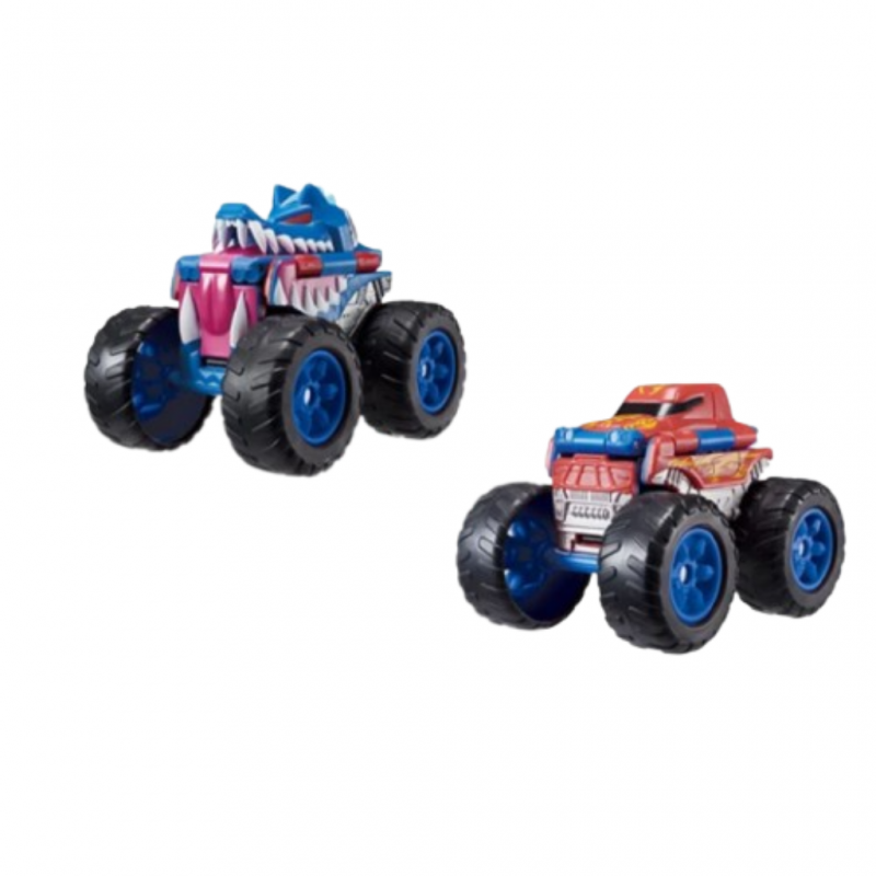 Transracers 2-in-1 Flip Vehicle Monster Wolf Truck - YW463875A-01