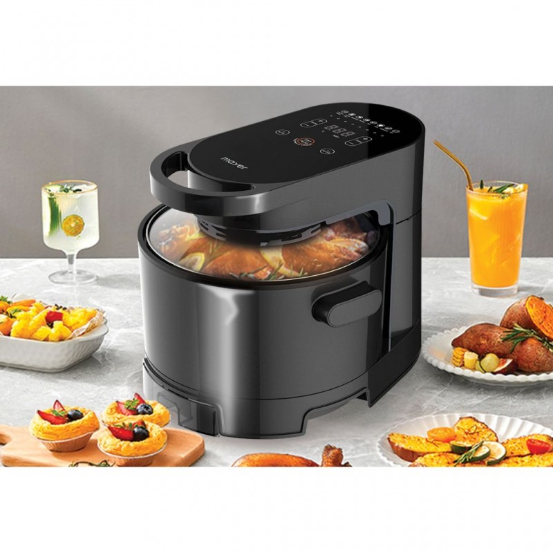 Mayer Mmafg58 2 In 1 5l Air Fryer And Smokeless Bbq Grill