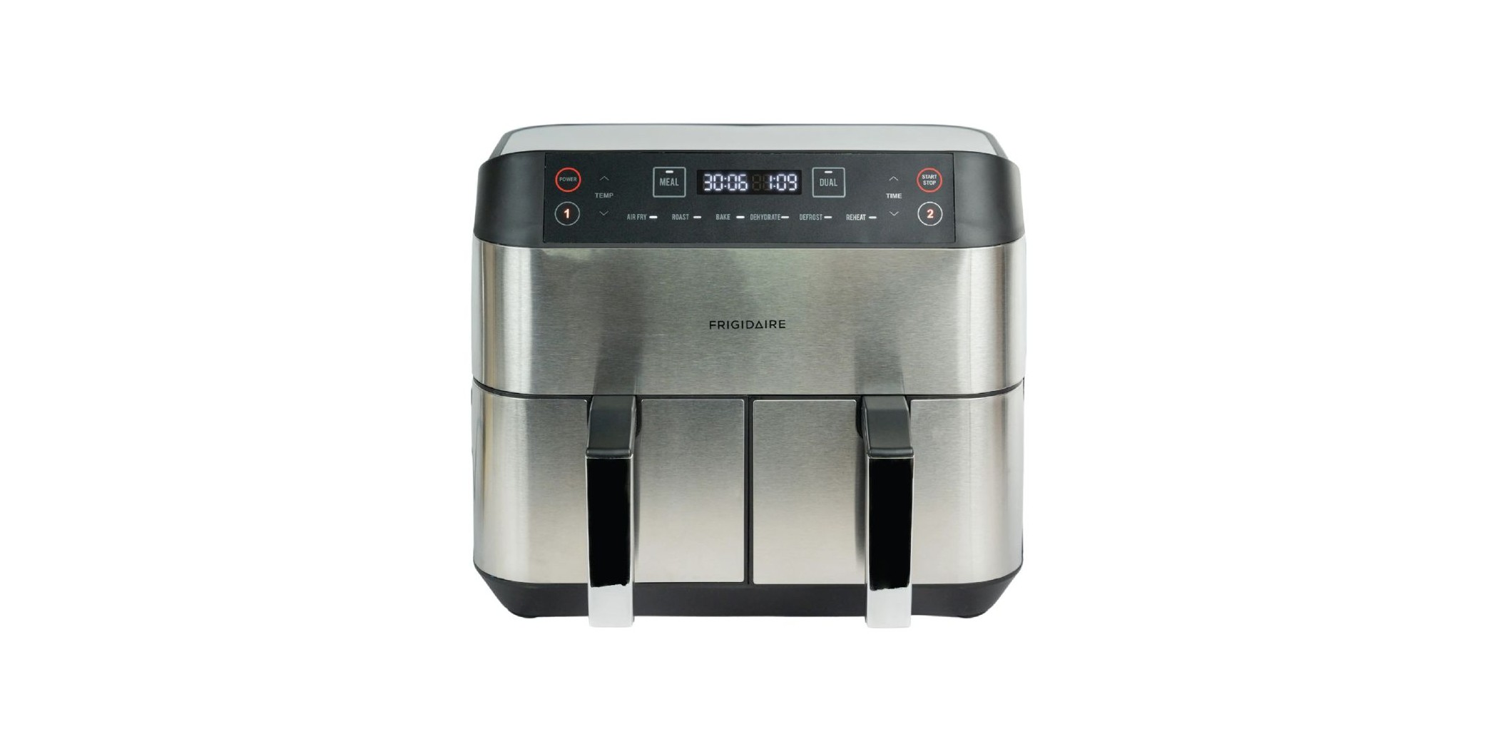 Frigidaire FD2480 8 qt. Dual Zone 2-Drawer Digital Air Fryer, 220 Volt –  Portugalia Sales Inc