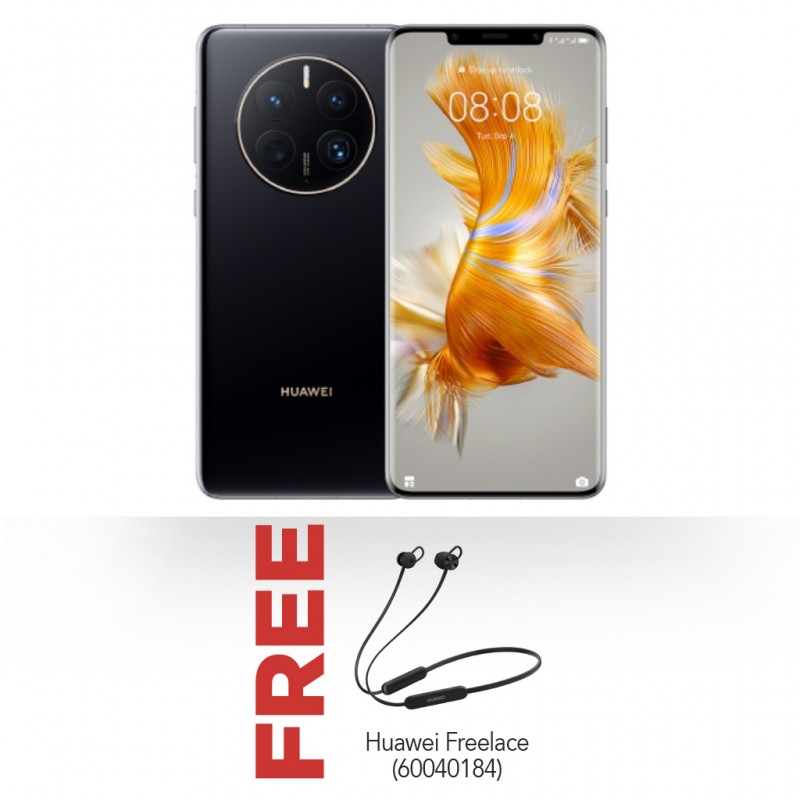 Huawei Mate 50 Pro Black Free Huawei Freelace Gift