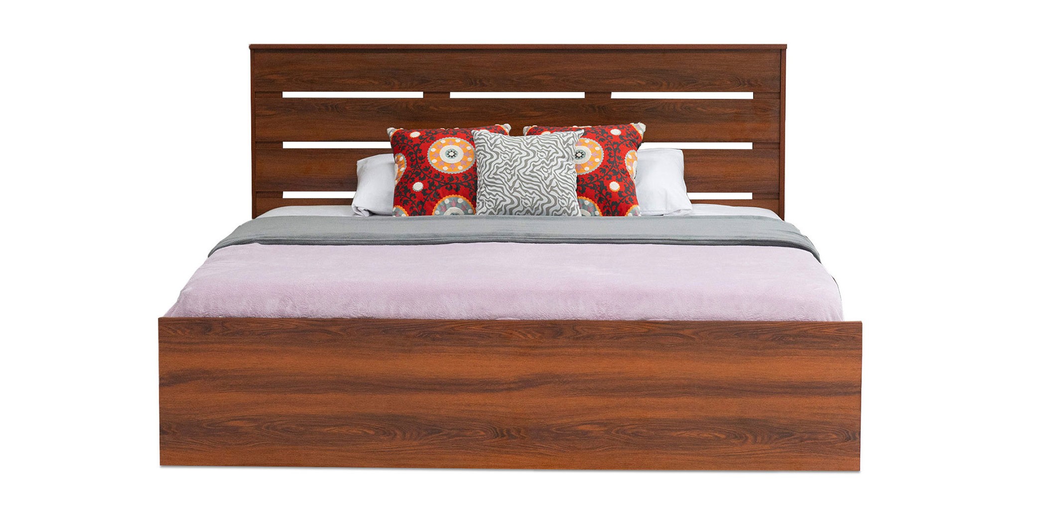 Filton Bed 180x200 in Melamine MDF Brown