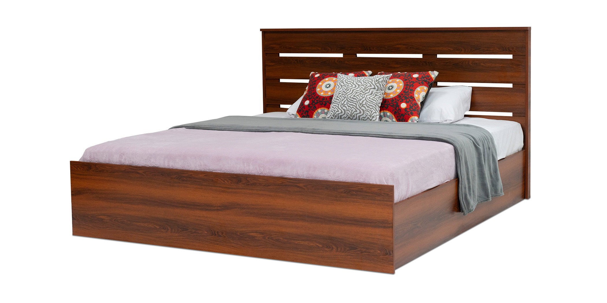 Filton Bed 180x200 in Melamine MDF Brown