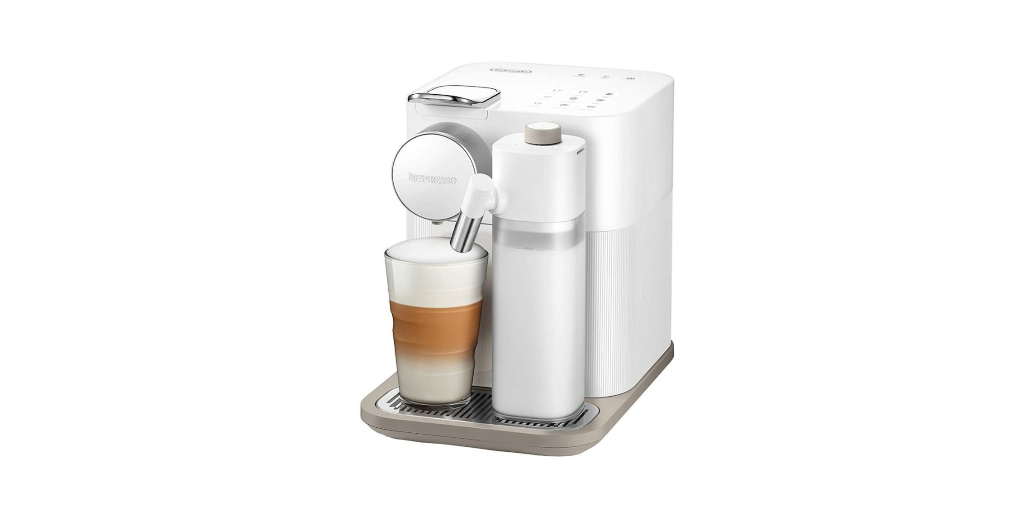 nespresso lattissima touch coffee machine white