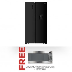 Hisense H670SMI/A/B-WD Refrigerator & Free Defy DMO400 Microwave Oven