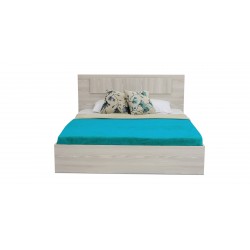 Grace Bed 150x190 cm MDF Grey