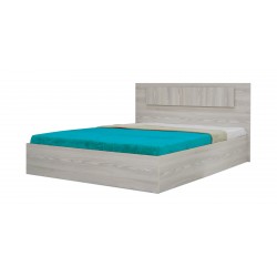 Grace Bed 150x190 cm MDF Grey