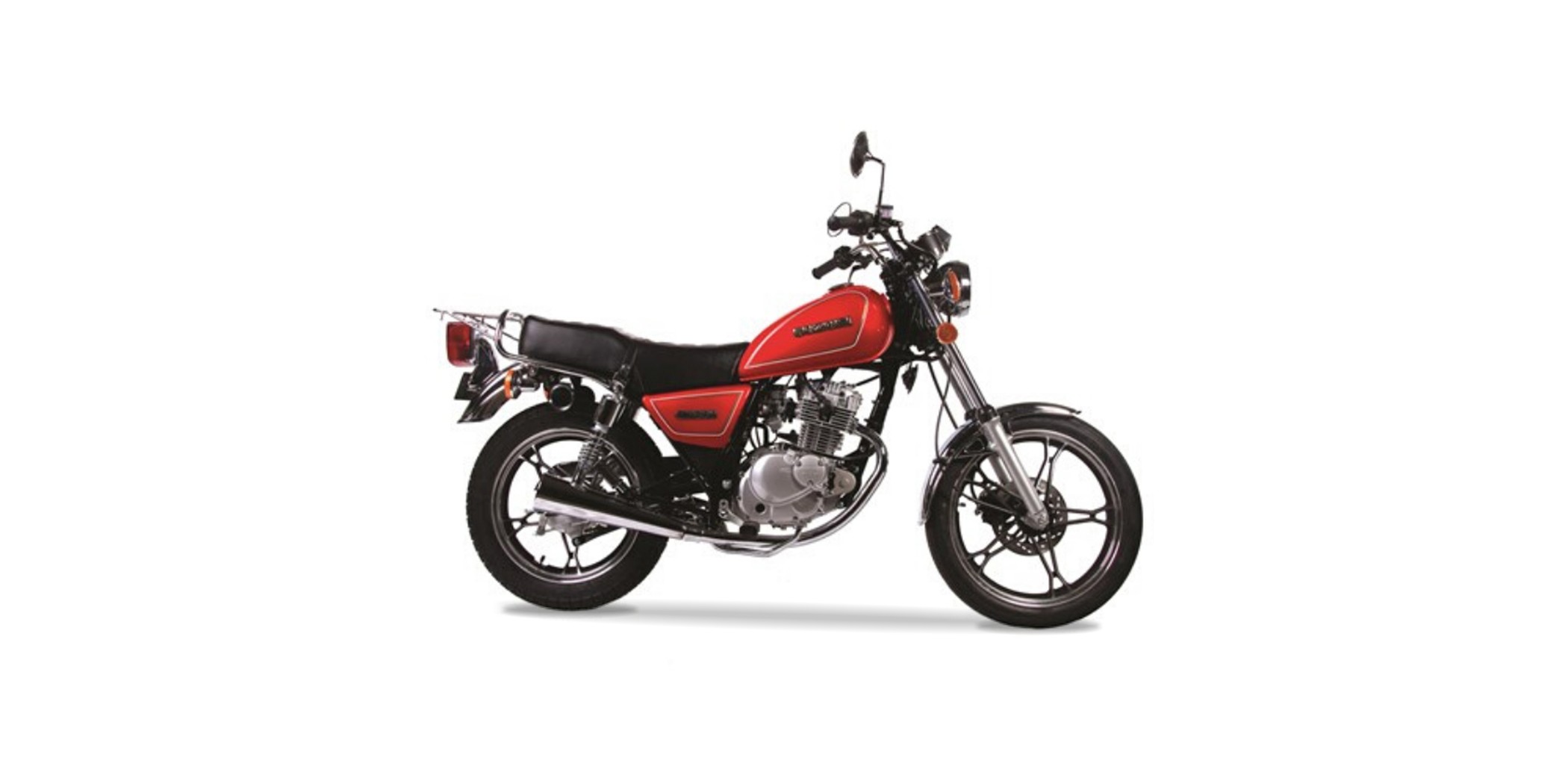 Suzuki Gn125h Red 124cc Motorbike