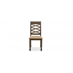 Nairobi Table and 8 chairs Rubberwood Merlot Color