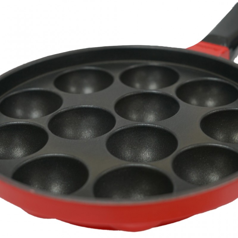 Hawkins NAPE22G 22cm Non Stick 12 Cups Appe Pan With Glass Lid