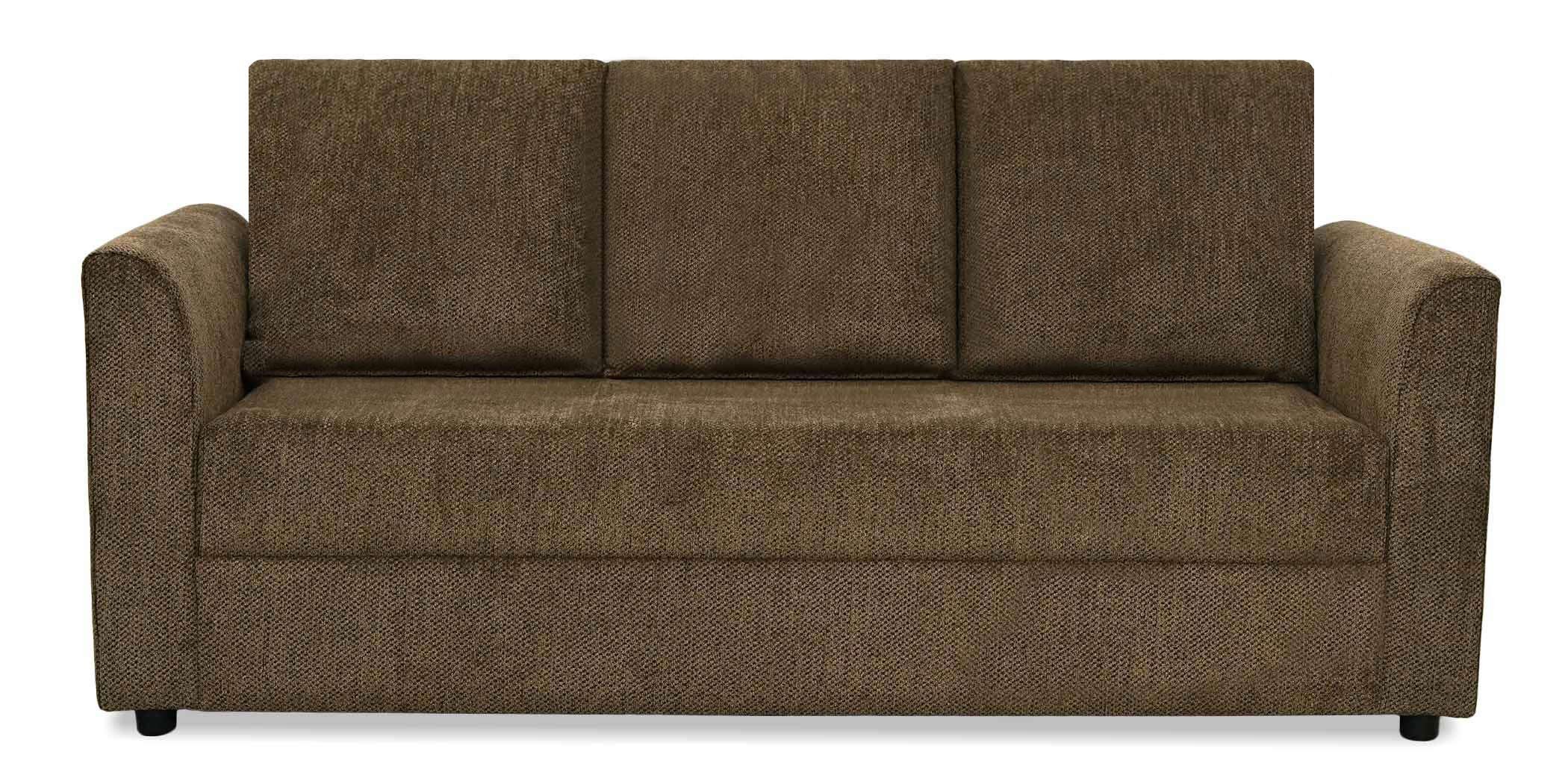 Rome Sofa 3+2 Brown Fabric