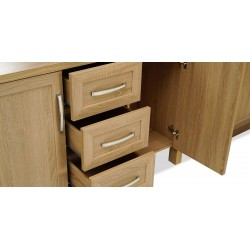 Birmingham Bedroom Set 180X200 cm White Oak