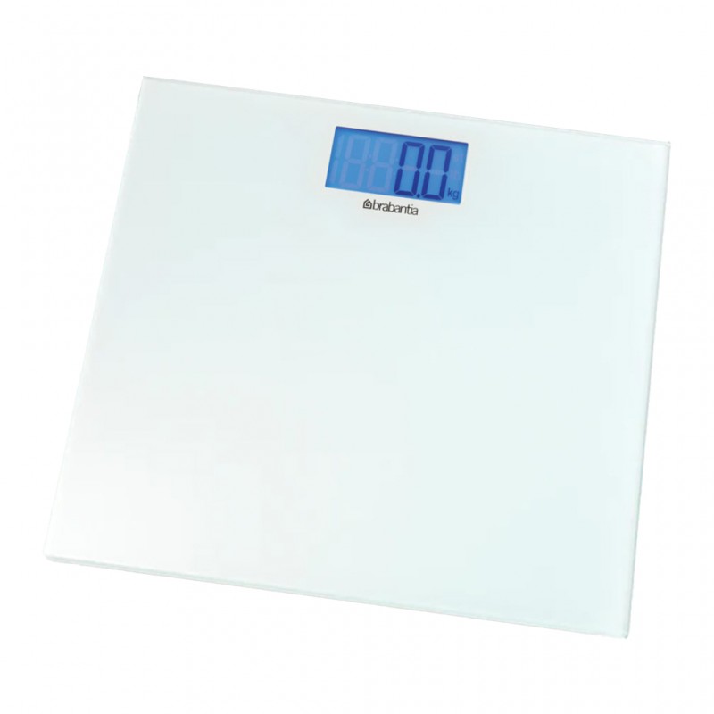 Brabantia 483127 WH Digital Bathroom Scale Battery Powered "O"