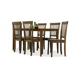 Charmant Table & 6 Chairs Cocoa