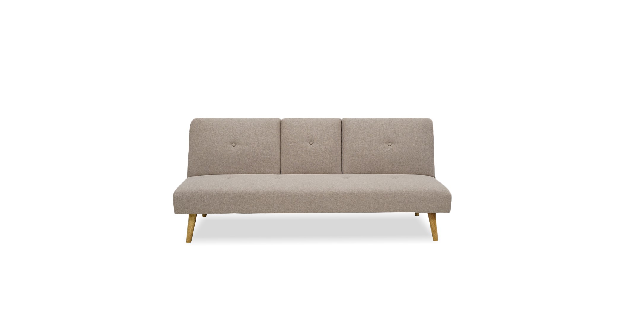 Taupe sofa store bed