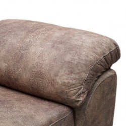 Maurizio 1 Seater Brown Col Fabric