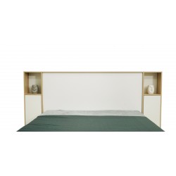 Casablanca Bed 150x200 cm Oak & White