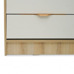 Casablanca Chest Of Drawers Oak & White