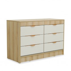 Casablanca Chest Of Drawers Oak & White