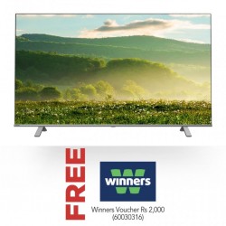 Toshiba 65C350LN 65" 4K Smart LED TV & Free 2 x Winners Voucher Rs 1000