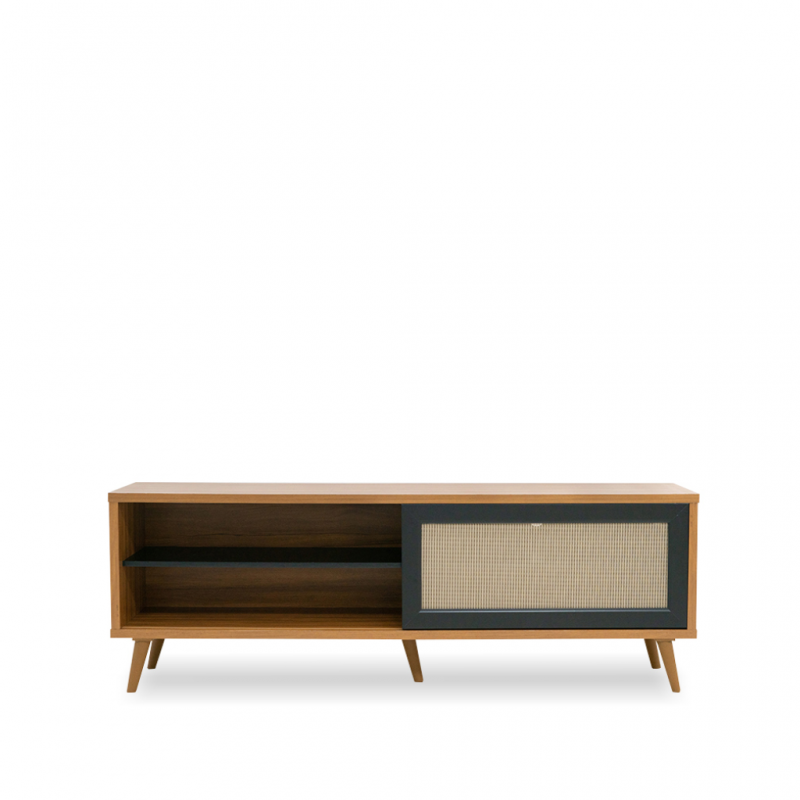 Prada Low TV Unit Freijo Trend/Black