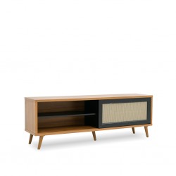 Prada Low TV Unit Freijo Trend/Black