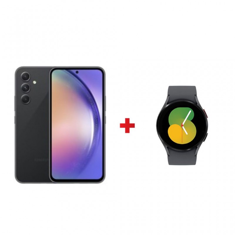 Samsung Galaxy A54 Black - 128GB 5G & Samsung Galaxy Watch 5 - 40mm