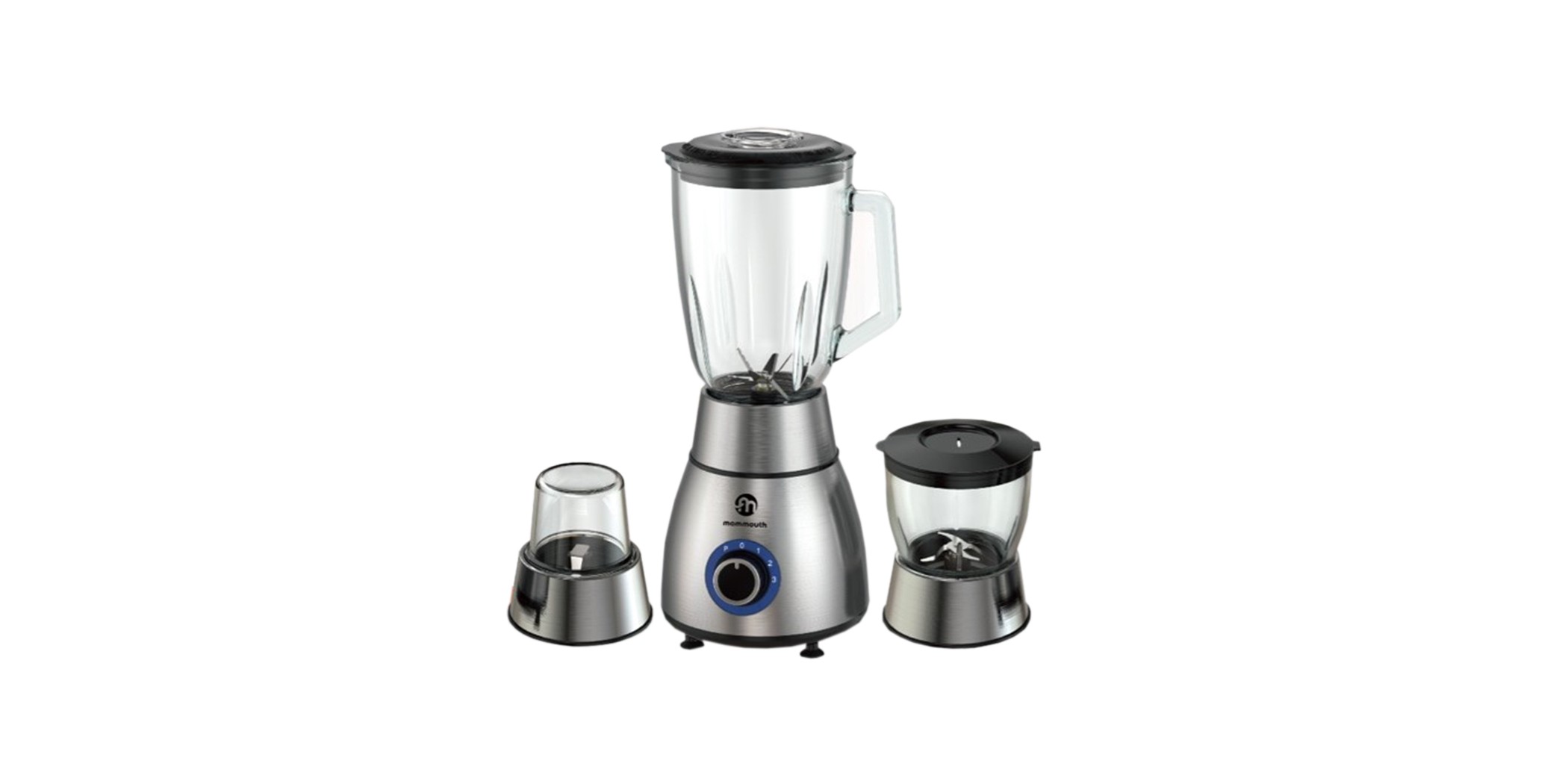 Mammouth MBL-48A3-G2 1.5L Glass Blender With Chopper & Grinder