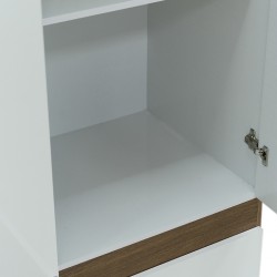 Varadero Wardrobe 4 Doors & 2 Drawers Natural/White