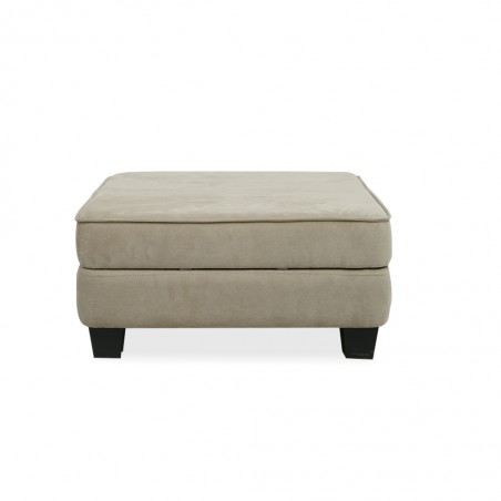 Icon Ottoman with Storage Box Mocha Col Fabric