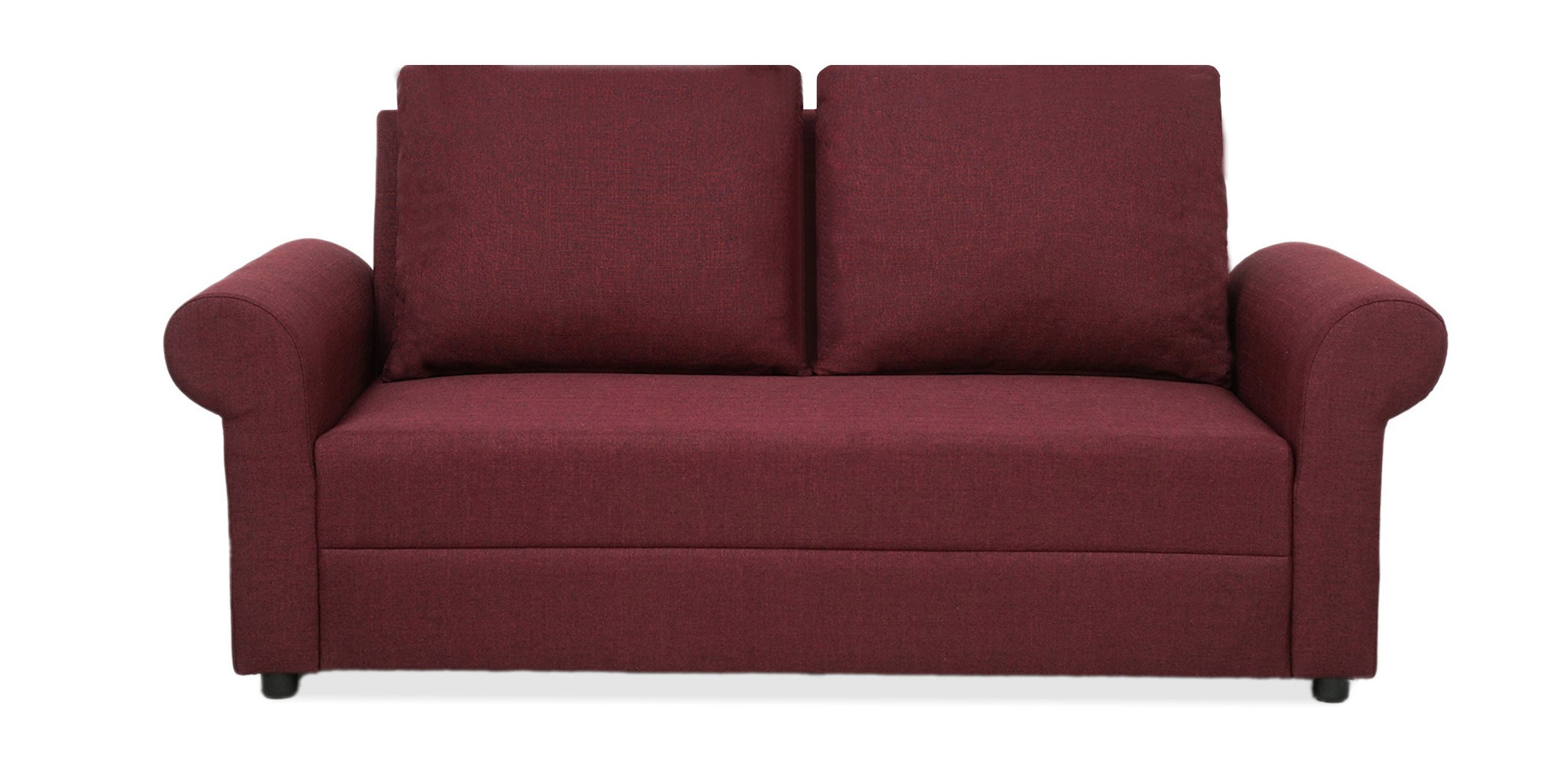 Lina Sofa 3+2+1 in Burgundy Col Fab