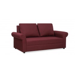 Lina Sofa 3+2+1 in Burgundy Col Fab