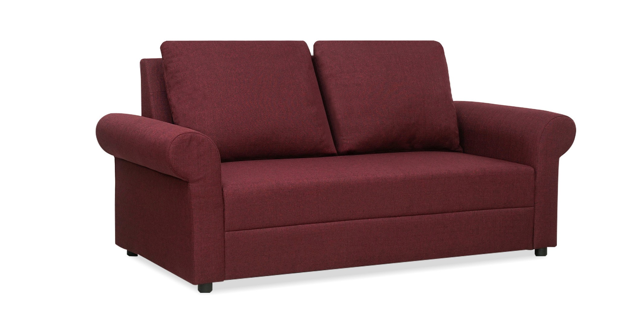 Lina Sofa 3+2+1 in Burgundy Col Fab