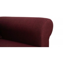 Lina Sofa 3+2+1 in Burgundy Col Fab