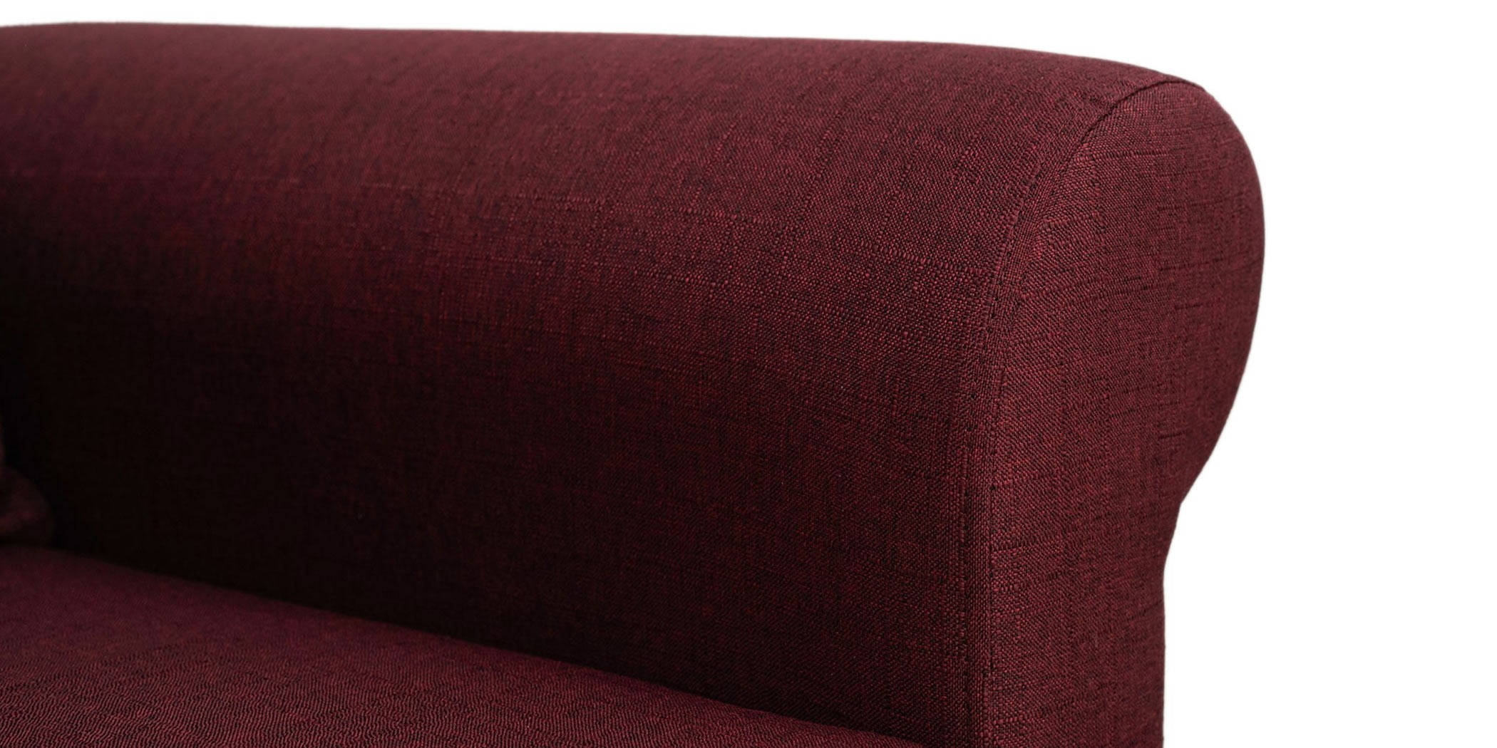 Lina Sofa 3+2+1 in Burgundy Col Fab